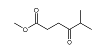 4-Oxo-5-methylhexanoic acid methyl ester Structure