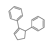 (2-phenylcyclopent-2-en-1-yl)benzene结构式