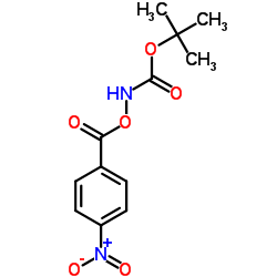 tert-Butyl (4-nitrobenzoyl)oxycarbamate structure