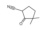 3,3-二甲基-2-氧亚基环戊甲腈结构式