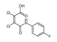 2,3-Dichloro-N-(p-fluorophenyl)maleamidic acid结构式