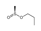 propyl methanesulfinate结构式