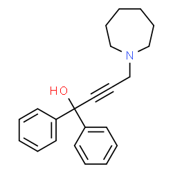 4-(azepan-1-yl)-1,1-diphenylbut-2-yn-1-ol Structure