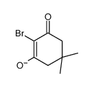 2-Bromo-3-hydroxy-5,5-dimethyl-cyclohex-2-enone结构式