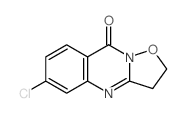 9H-Isoxazolo[3,2-b]quinazolin-9-one, 6-chloro-2,3-dihydro- Structure