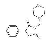 1-(4-Morpholinyl)methyl-3-phenyl-2,5-pyrrolidinedione structure