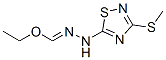 N-[3-(Methylthio)-1,2,4-thiadiazol-5-yl]formhydrazonic acid ethyl ester picture