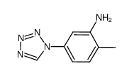 2-Methyl-5-(1H-tetrazol-1-yl)aniline Structure
