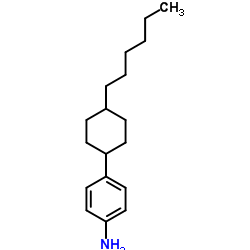 4-(4-Hexylcyclohexyl)aniline结构式