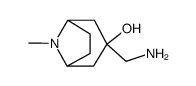 3-Aminomethyl-8-methyl-8-aza-bicyclo[3.2.1]octan-3-ol结构式