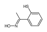 o-mercaptoacetophenone oxime结构式