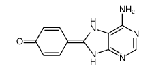 4-(6-amino-7,9-dihydropurin-8-ylidene)cyclohexa-2,5-dien-1-one结构式