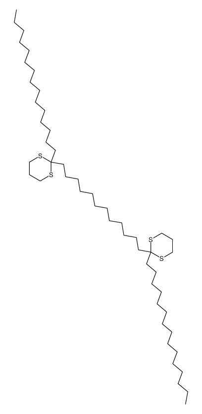 1,12-bis(2-pentadecyl-1,3-dithian-2-yl)dodecane Structure