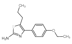 4-(4-ethoxyphenyl)-5-propyl-1,3-thiazol-2-amine结构式