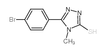 5-(4-BROMOPHENYL)-4-METHYL-4H-1,2,4-TRIAZOLE-3-THIOL structure