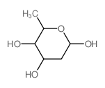 6-methyloxane-2,4,5-triol结构式
