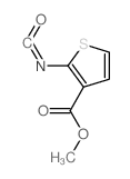 methyl 2-isocyanatothiophene-3-carboxylate(SALTDATA: FREE) structure