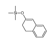 3,4-dihydronaphthalen-2-yloxy(trimethyl)silane Structure