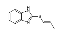 1H-Benzimidazole,2-(1-propenylthio)-,(Z)-(9CI) Structure