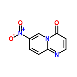 7-Nitro-pyrido[1,2-a]pyrimidin-4-one结构式