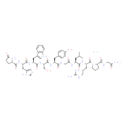 Luteinizing hormone-releasing factor (swine), hydrochloride structure