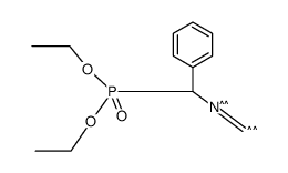 α-Isocyanbenzylphosphonsaeure-diethylester结构式