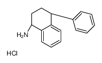 (1R,4R)-4-phenyl-1,2,3,4-tetrahydronaphthalen-1-amine,hydrochloride Structure