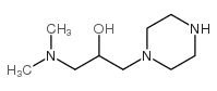 1-Piperazineethanol,-alpha--[(dimethylamino)methyl]-(9CI) structure