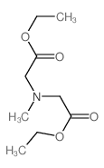 Glycine,N-(2-ethoxy-2-oxoethyl)-N-methyl-, ethyl ester Structure