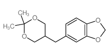 5-[(2,2-dimethyl-1,3-dioxan-5-yl)methyl]benzo[1,3]dioxole Structure