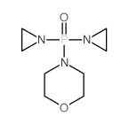 Morpholine,4-[bis(1-aziridinyl)phosphinyl]- Structure