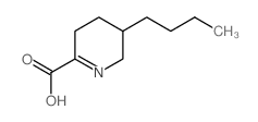 5-butyl-3,4,5,6-tetrahydropyridine-2-carboxylic acid结构式