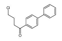 4-chloro-1-(4-phenylphenyl)butan-1-one结构式