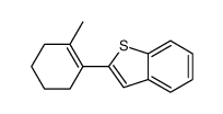 2-(2-Methylcyclohex-1-en-1-yl)benzo[b]thiophene结构式