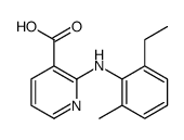 2-(2-ethyl-6-methylanilino)pyridine-3-carboxylic acid Structure