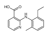 2-(2-ethyl-6-methylanilino)pyridine-3-carboxylic acid结构式