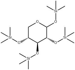 1-O,2-O,3-O,4-O-Tetrakis(trimethylsilyl)-D-xylopyranose结构式