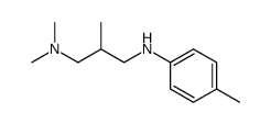 N'-(4-Methylphenyl)-N,N,2-trimethyl-1,3-propanediamine结构式