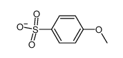 4-methoxybenezene sulfonate Structure