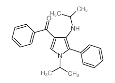 phenyl-[5-phenyl-1-propan-2-yl-4-(propan-2-ylamino)pyrrol-3-yl]methanone结构式
