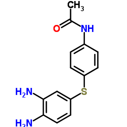 N-(4-(3,4-diaminophenylthio)phenyl)acetamide Structure