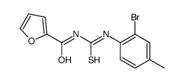 N-[(2-bromo-4-methylphenyl)carbamothioyl]furan-2-carboxamide Structure