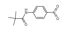 N-(4-Nitrophenyl)-2,2-dimethylpropionamide Structure