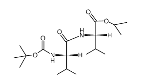 Boc-L-Val-L-Val-OPr-i Structure