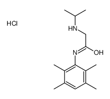 2-(propan-2-ylamino)-N-(2,3,5,6-tetramethylphenyl)acetamide,hydrochloride Structure