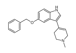 5-benzyloxy-3-(1-methyl-1,2,3,6-tetrahydro-pyridin-4-yl)-indole Structure
