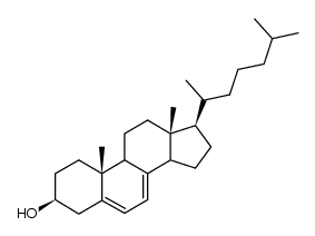 cholesta-5,7-dien-3β-ol Structure