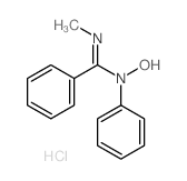 N-hydroxy-N-methyl-N-phenyl-benzenecarboximidamide Structure