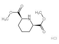 (2r,6s)-2,6-piperidinedicarboxylic acid dimethyl ester hydrochloride Structure