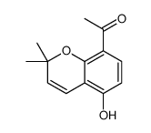 1-(5-hydroxy-2,2-dimethylchromen-8-yl)ethanone Structure